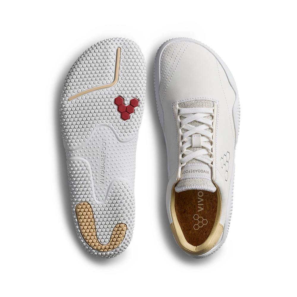 Motus Studio Sneaker Leather Mens Bright White