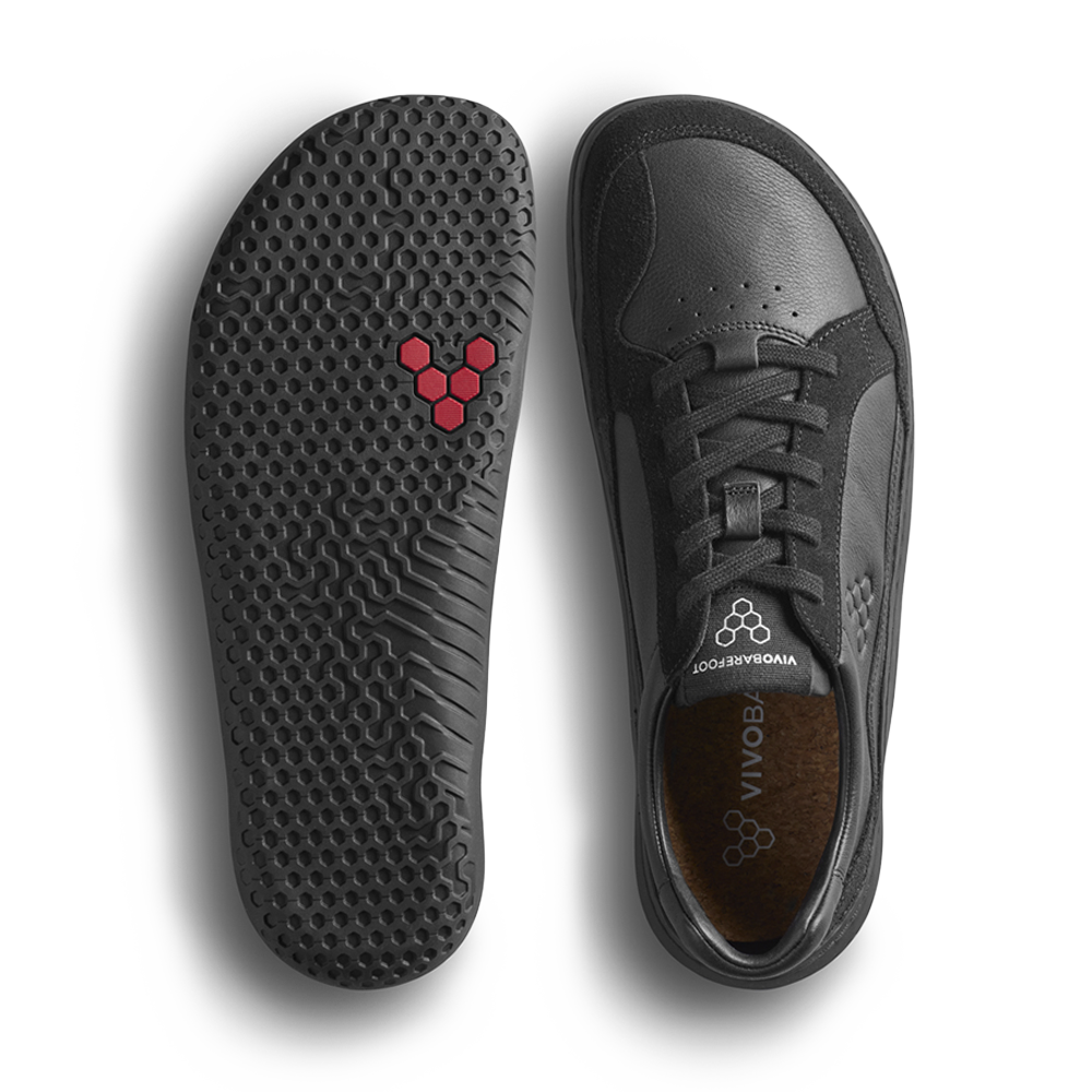 Gobi III Sneaker Leather Mens Triple Obsidian