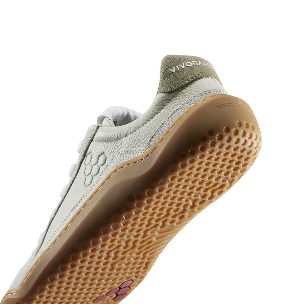 Gobi III Sneaker Leather Womens Limestone Dusty Green