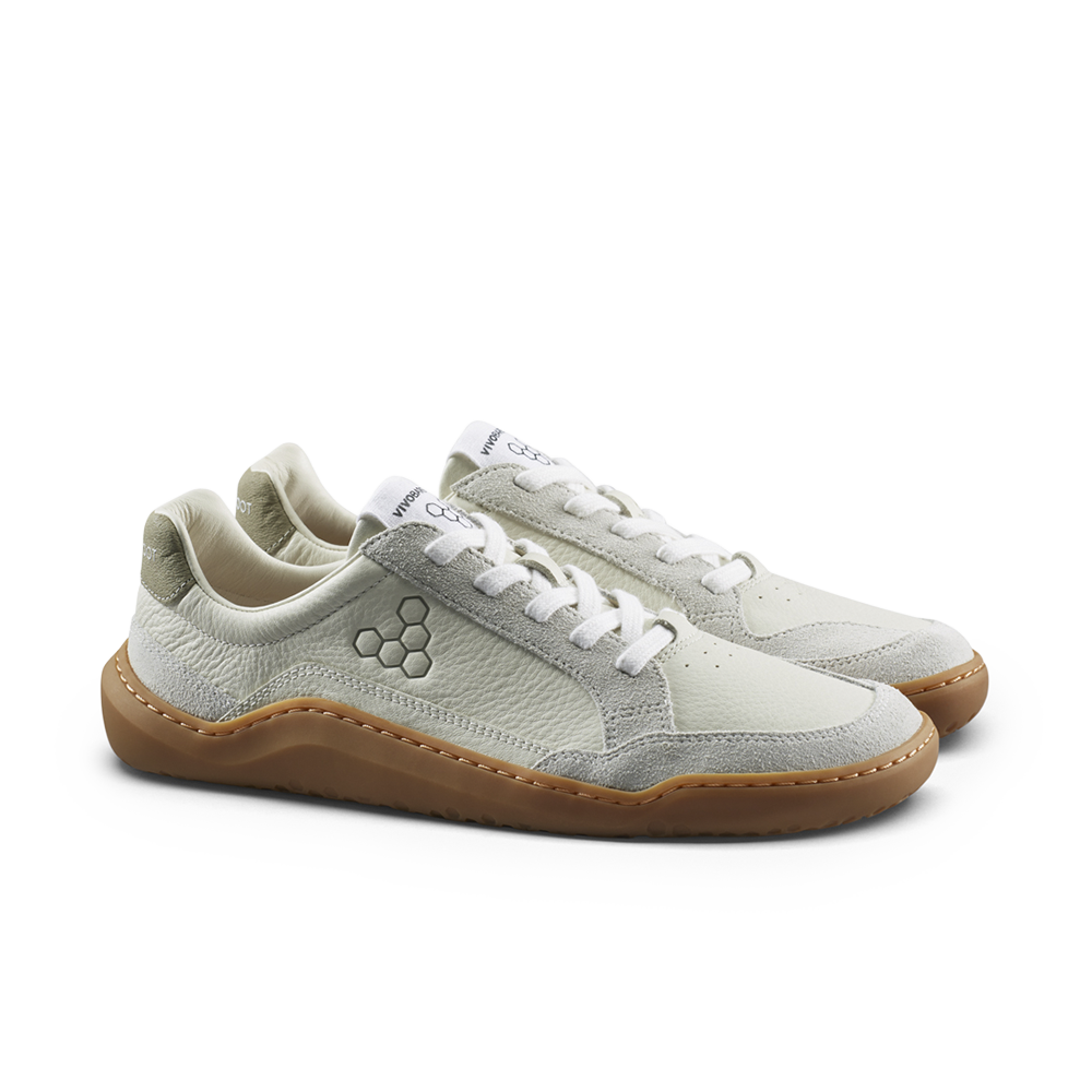Gobi III Sneaker Leather Womens Limestone Dusty Green